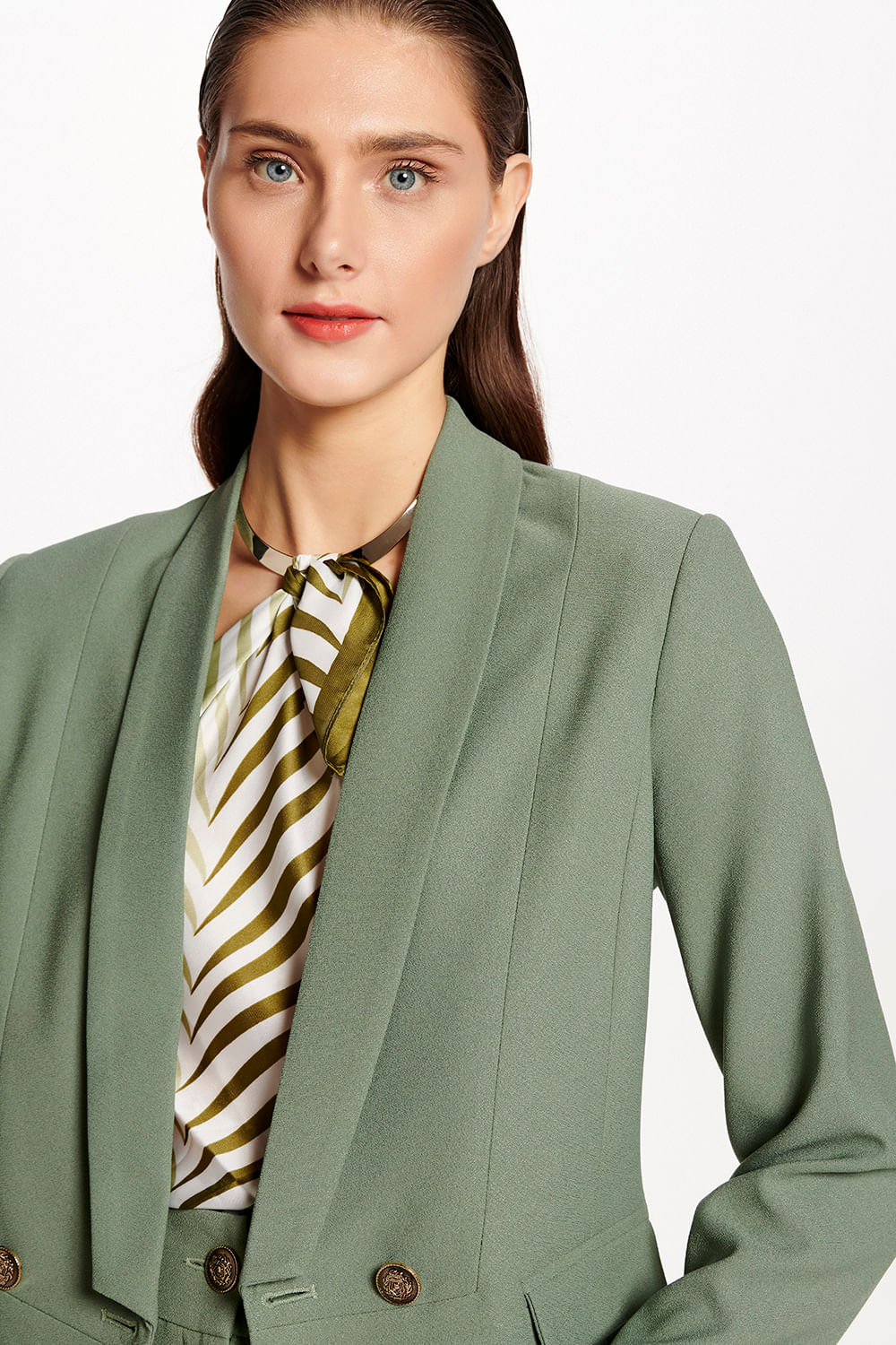 BLAZER ALFAIATARIA - VERDE