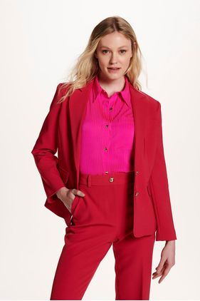 BLAZER ALFAIATARIA - MAGENTA