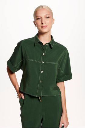 BLUSA MANGA MORCEGO - VERDE