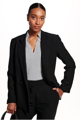 BLAZER ALFAIATARIA - PRETO